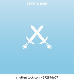 Swors vector  icon.