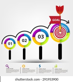 Swot analysis. Business concept vector.