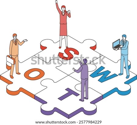 SWOT analysis of business workflow