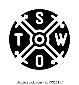 swot analysis glyph icon vector. swot analysis sign. isolated contour symbol black illustration