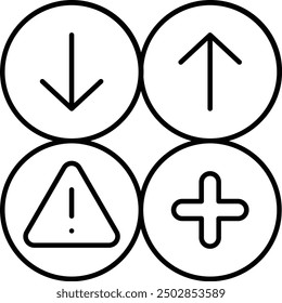 Diseño de iconos de análisis de puntos para uso personal y comercial