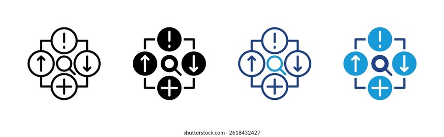 Swot Analysis Icon Element For Design