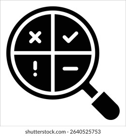 Swot Analysis Icon Element For Design