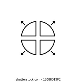 SWOT Analysis icon in vector. Logotype