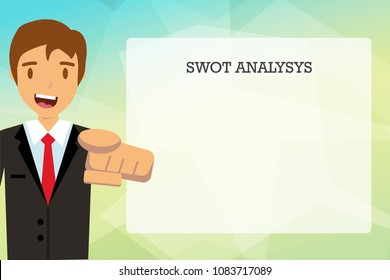 SWOT Analysis table template with Strength, Weaknesses, opportunities and threat that infographic design template, 4 rectangle text boxes for presentation, report and project management tool.