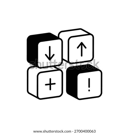 SWOT Analysis Vector icon stock illustration