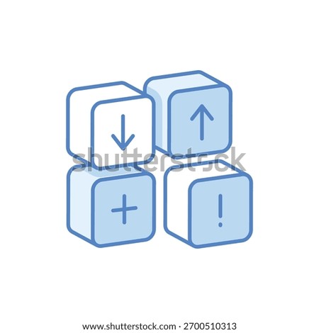 SWOT Analysis Vector icon stock illustration