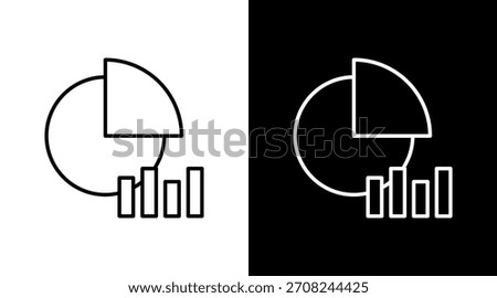 Swot Chart Outline White Icon Set Design