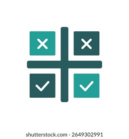 icono swot. Vector. Trazo editable. signo de estilo lineal para uso Diseño web, logotipo. Ilustración de símbolo.
