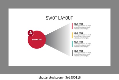 SWOT layout template