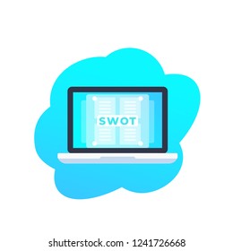 SWOT vector icon