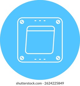 Diseño de icono de Vector de línea Swtich