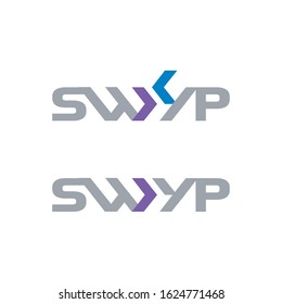  Swyp logo type with arrows
