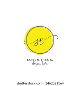 SX Initial beauty monogram logo vector