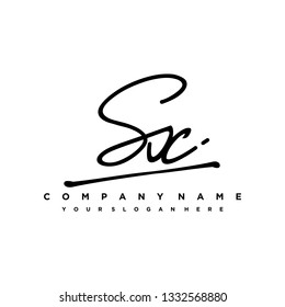 Sw Initial Signature Logo Handwriting Logo Stock Vector (Royalty Free ...