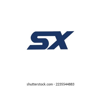 SX logo design vector template