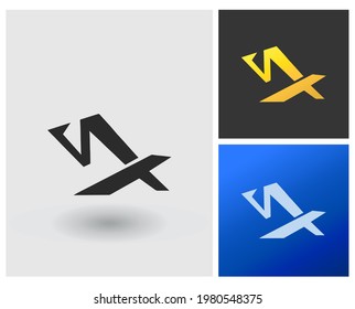 SX ST creative innovative logo vector monogram letter initial modern company logo template