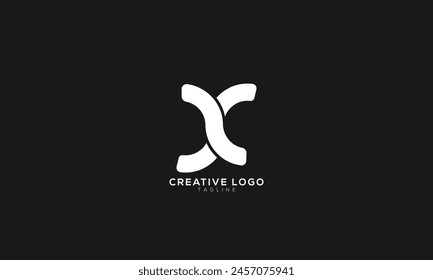 SX XS Abstract initial monogram letter alphabet logo design