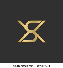 Logo SX o XS y diseño de iconos