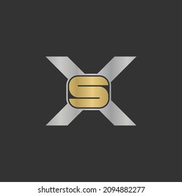 SX or XS logo and icon design