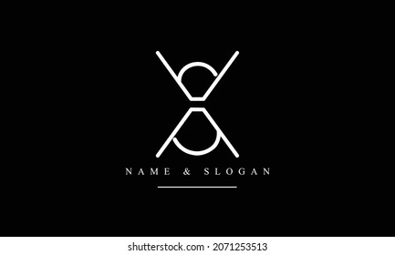 SX, XS, S, X abstract letters logo monogram