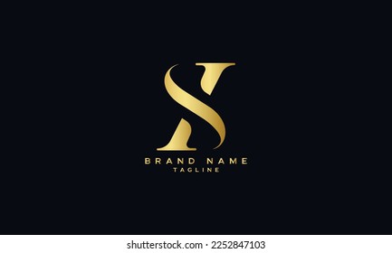 SX, XS, X, Abstract initial monogram letter alphabet logo design