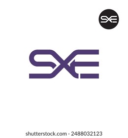 SXE Logo Letter Monogram Design