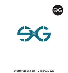 SXG Logo Letter Monogram Design Circular