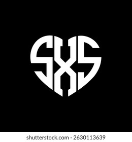 SXS Unique modern flat abstract geometric minimalist logo. SXS initials vector letter logo design. 