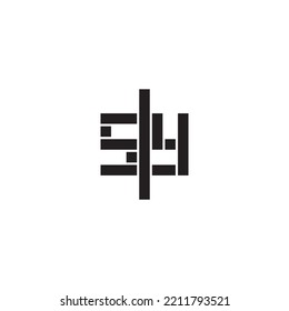 SY geometric bold concept in high quality professional design that will print well across any print media