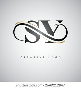 SY Infinity Monogram Logo – Elegant Modern Letter mark Design with Luxury Loop and Stylish Branding Symbol

