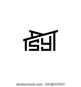 SY Initial Letter in Real Estate Logo concept.eps SY Initial Letter in Real Estate Logo concept