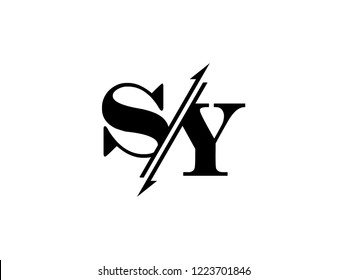 SY initials logo sliced