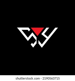 SY letter logo creative design with vector graphic, SY simple and modern logo.