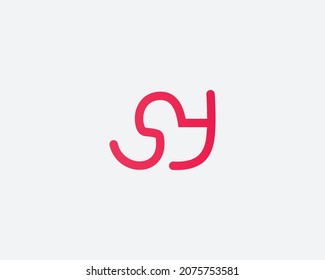 Design-Vorlagenelement für SY-Logos
