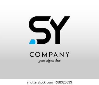 Sk Logo Letter Design Vector Blue Stock Vector (Royalty Free) 688325779