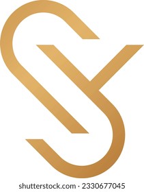 SY de lujo minimalista estilo monograma con elegancia 