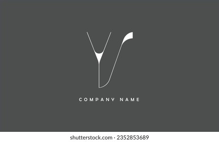 SY, YS Abstract Letters Logo Monogram