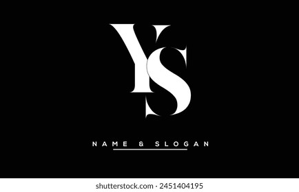 SY, YS Abstract Letters Logo Monogram