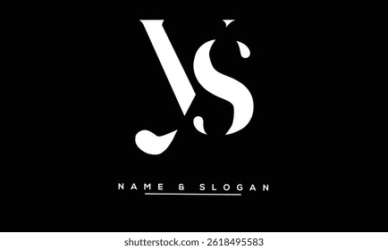 SY, YS Abstract Letters Logo Monogram
