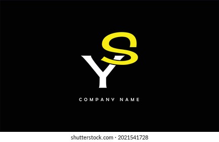 SY, YS Alphabets Letters Logo Monogram