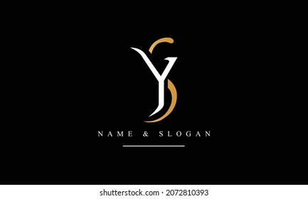 SY, YS, S, Y abstract letters logo monogram