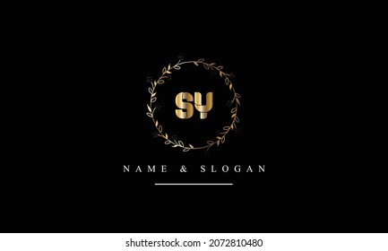 SY, YS, S, Y abstract letters logo monogram