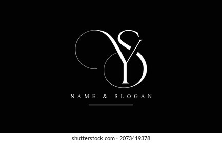 SY, YS, S, Y abstract letters logo monogram