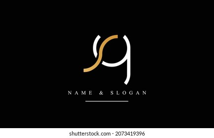 SY, YS, S, Y abstract letters logo monogram