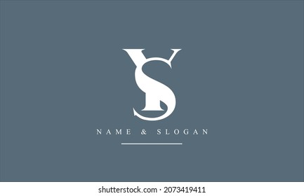 SY, YS, S, Y abstract letters logo monogram