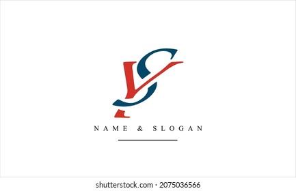 SY, YS, S, Y abstract letters logo monogram