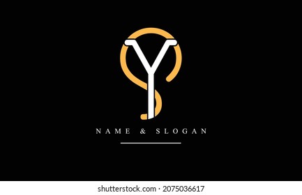 SY, YS, S, Y abstract letters logo monogram