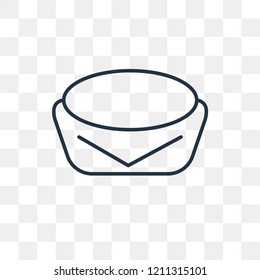 Sycee vector outline icon isolated on transparent background, high quality linear Sycee transparency concept can be used web and mobile
