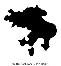 Syddjurs Municipality map, administrative division of Denmark. Vector illustration.